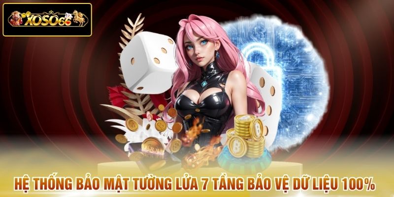 Hệ thống bảo mật tường lửa 7 tầng bảo vệ dữ liệu 100%
