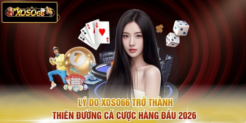 Lý do XOSO66 trở thành thiên đường cá cược hàng đầu 2026 